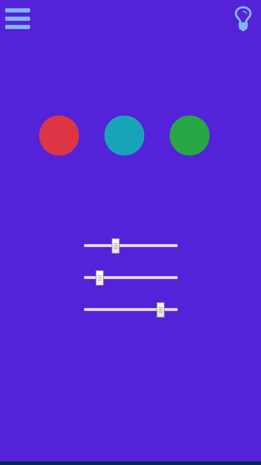 Blue : Think differently screenshot